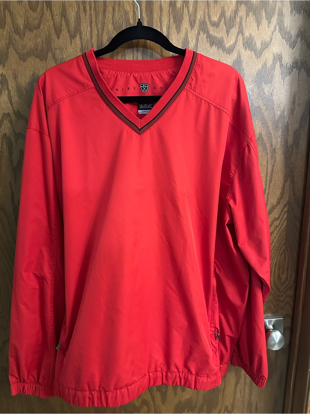 Nike Golf Clima Fit Red Pullover Jacket XL
